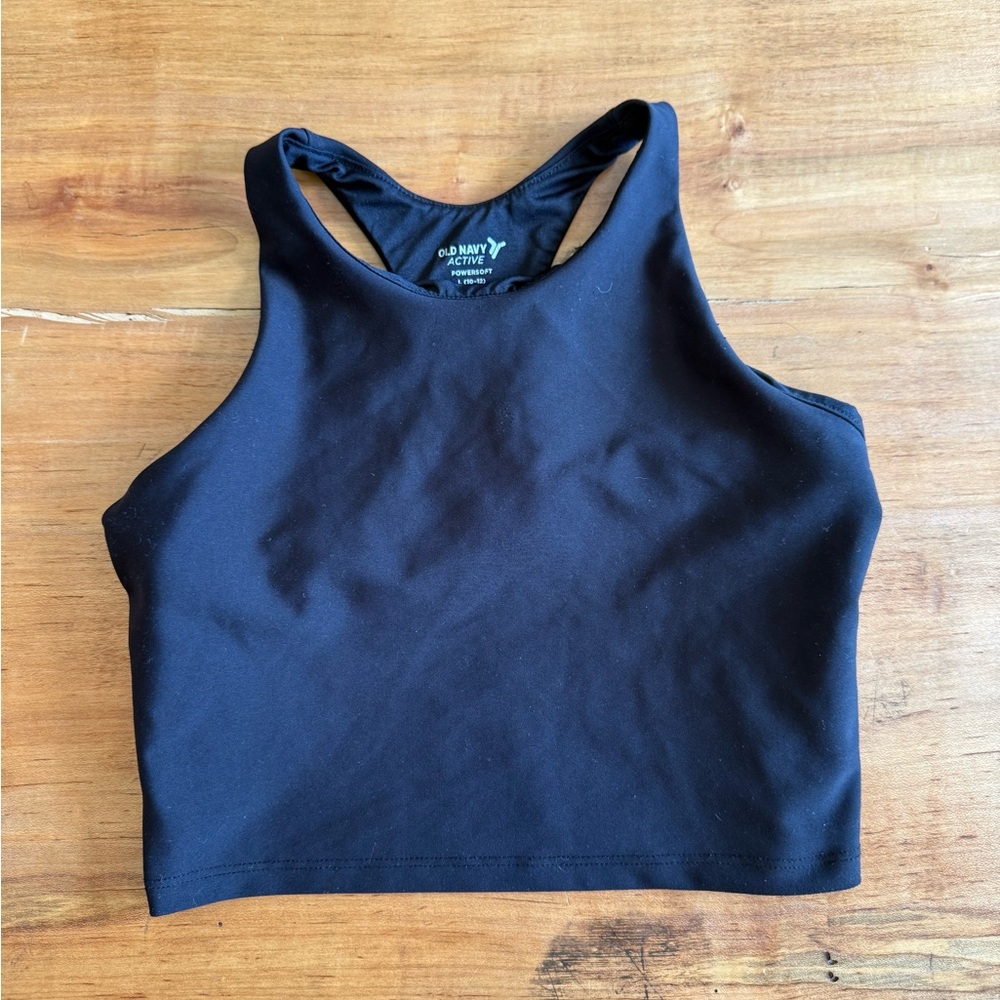Old Navy Active Navy Back Crop Top